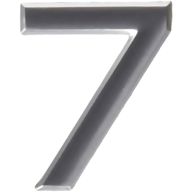 NUMERO 7 ABS PLATA