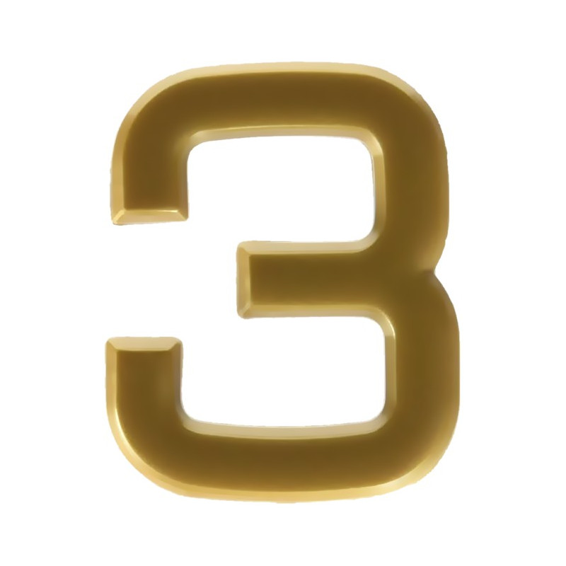 NUMERO 3 ABS ORO