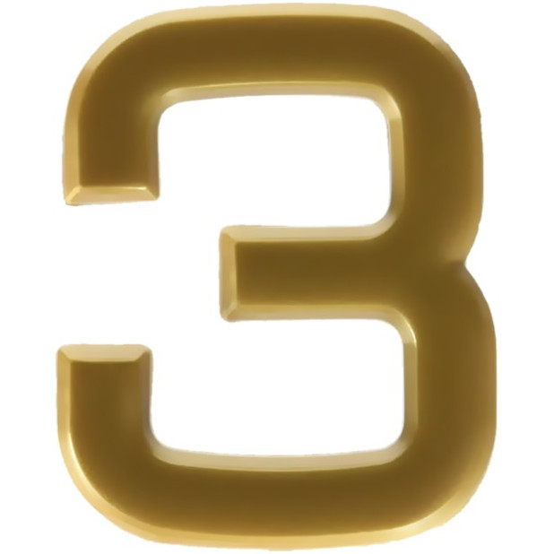 NUMERO 3 ABS ORO