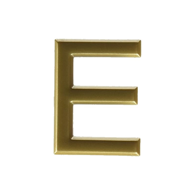 LETRA "E" ABS ORO
