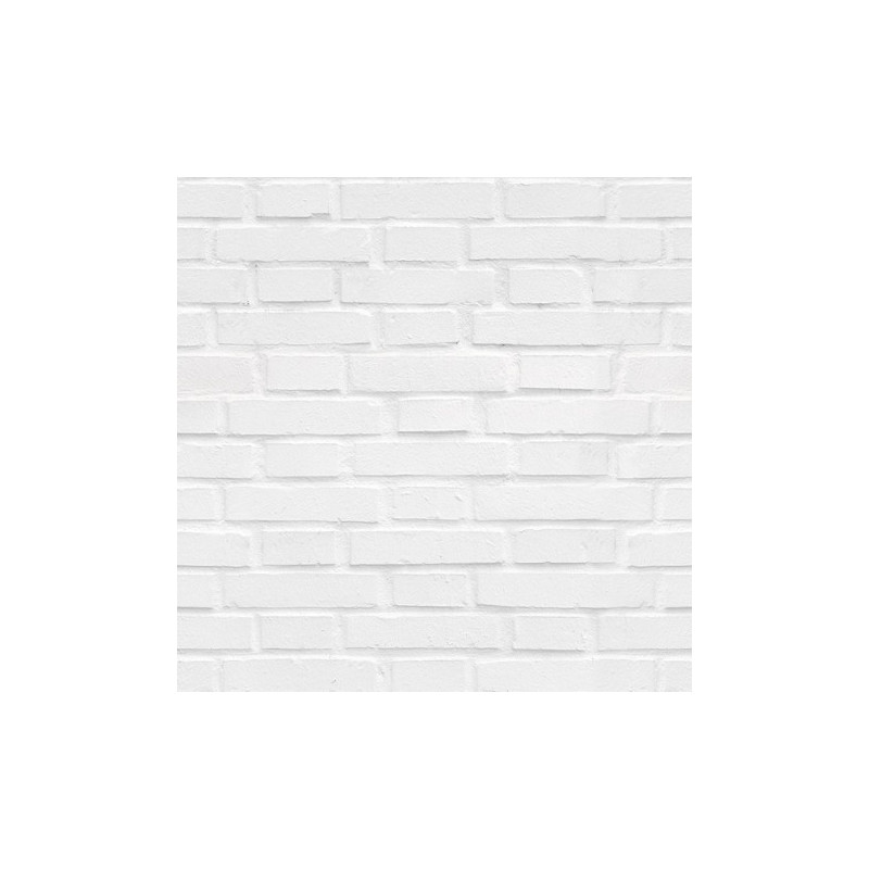 PAPEL VINILICO ADHESIVO LADRILLO BLANCO 65cmx3m