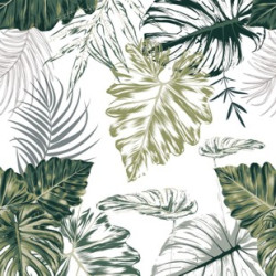 PAPEL VINILICO ADHESIVO MONSTERA 65cmx3m