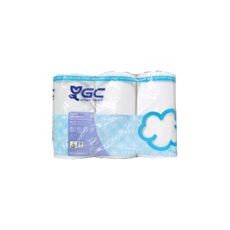 PAPEL HIGIENICO 6 ROLLOS 2 CAPAS (6 und.)