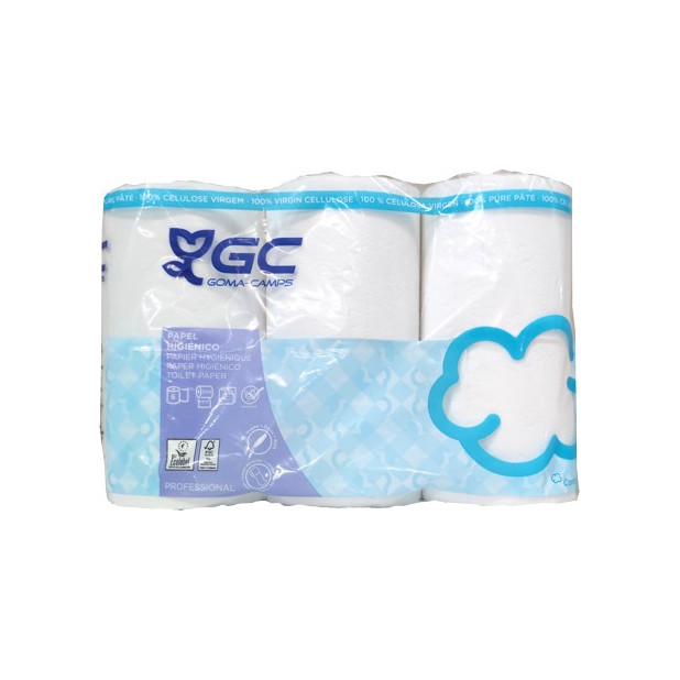 PAPEL HIGIENICO 6 ROLLOS 2 CAPAS (6 und.)