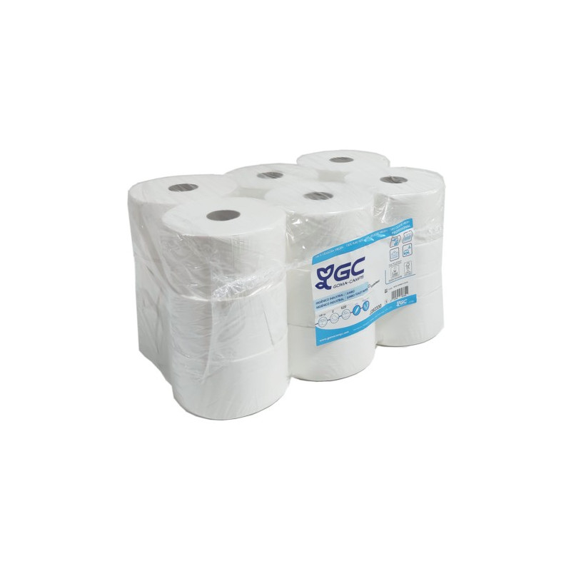 PAPEL HIGIENICO INDUSTRIAL 2 CAPAS 124M (18 und.)