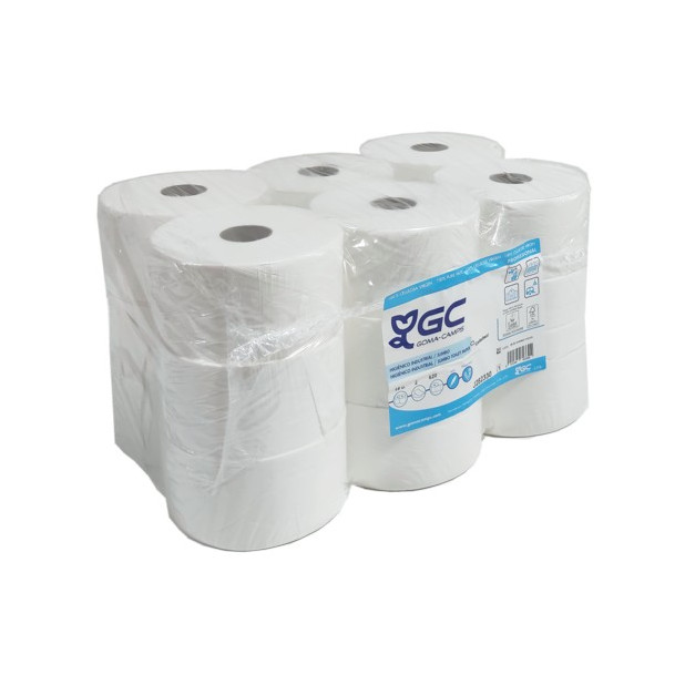 PAPEL HIGIENICO INDUSTRIAL 2 CAPAS 124M (18 und.)