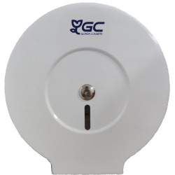 DISPENSADOR PAPEL HIGIENICO METAL BLANCO