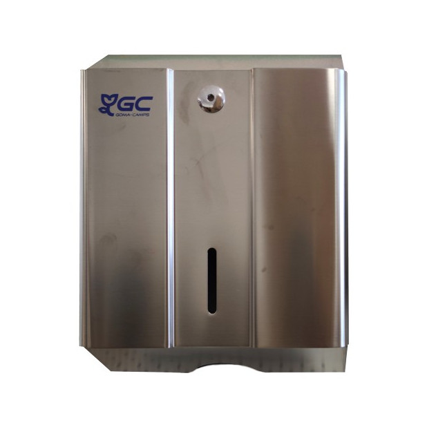 DISPENSADOR TOALLA MANO METALLIC/STAINLESS