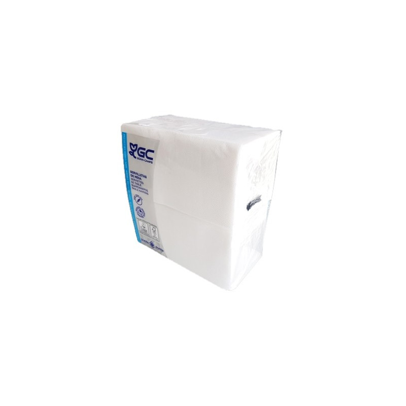 SERVILLETA 2CAPAS 30x40 PLEG.1/6 BLANCA P150 C3000