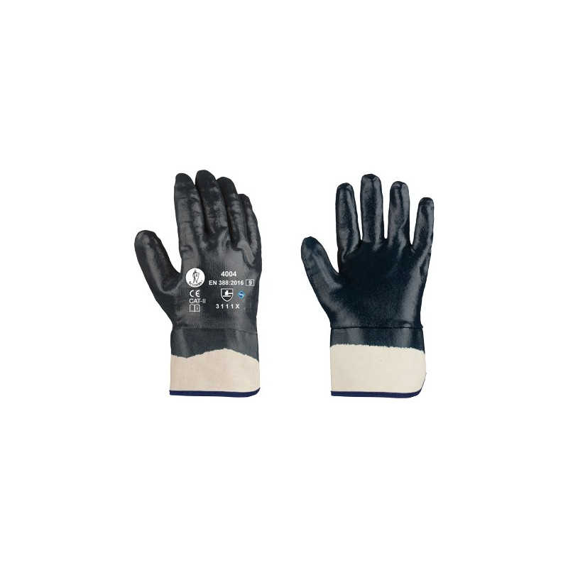 GUANTES NITRILO NYZCRON CUBIERTO P/SDA