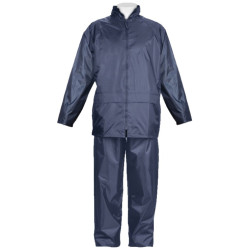 TRAJE AGUA NYLON PVC AZUL T.XL