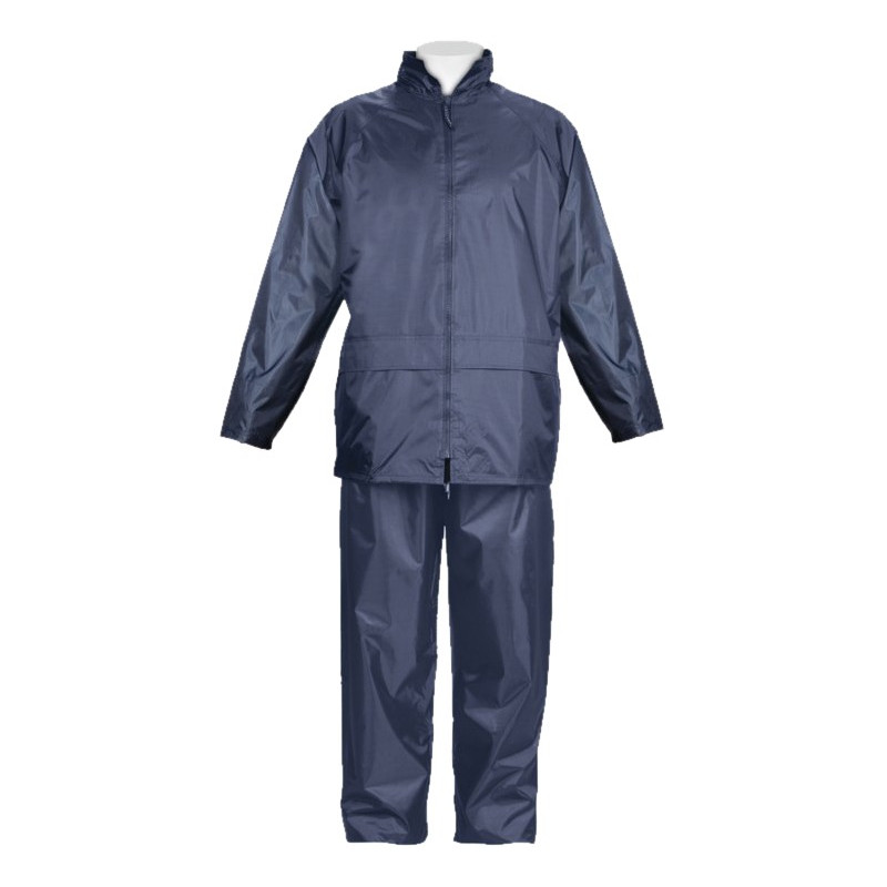 TRAJE AGUA NYLON PVC AZUL T.XL