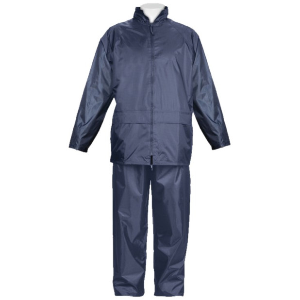 TRAJE AGUA NYLON PVC AZUL T.XL