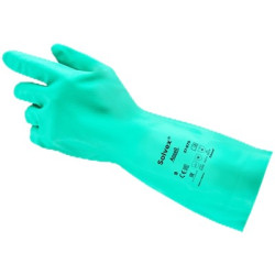 GUANTES SOL-VEX NITRILO S/SOPORTE FLOC.