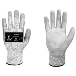GUANTES POLIESTER/DYNEEMA PALMA POLIURETANO T.9