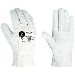 GUANTES FLOR CABRA GRIS T10