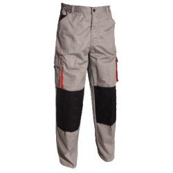 PANTALON RANGER GRIS-NEGRO T-M