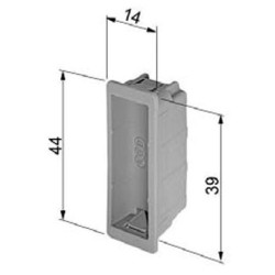 CAJA REG.SOP.EASY-FIX MAGNETICO GRIS