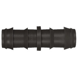 ENLACE RECTO D.16 GOTEO PP NEGRO(25UND)