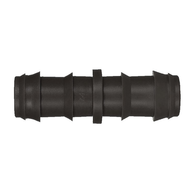 ENLACE RECTO D.16 GOTEO PP NEGRO(25UND)