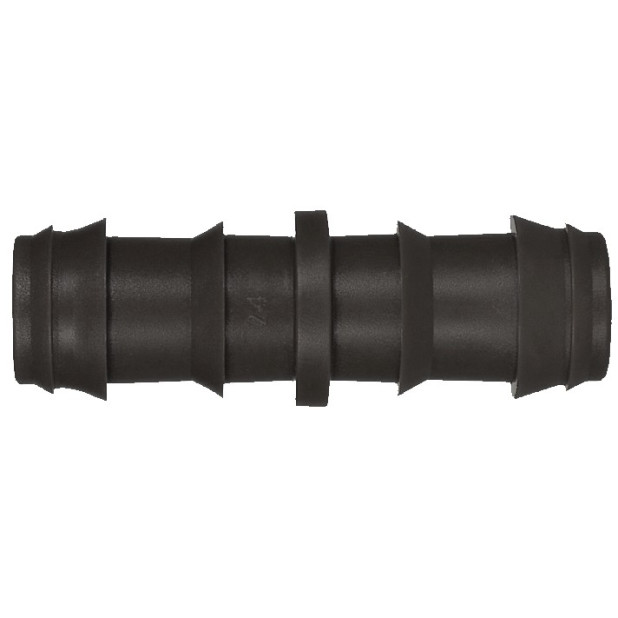 ENLACE RECTO D.16 GOTEO PP NEGRO(25UND)