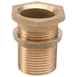 RACOR DEPOSITO URALITA C/TUERCA CORRED. 1"