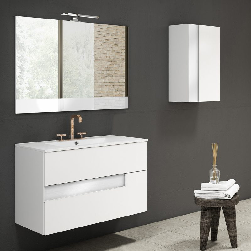 SET VISION 60 2 CAJONES M.NIEVE C/BLANCO