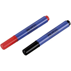 ROTULADOR PERMANENTE AZUL PUNTA FINA D.9MM