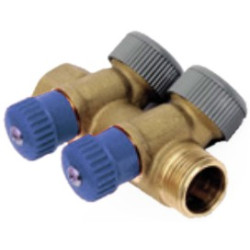 COLECTOR METALICO 2 TOMAS 15x3/4" A.FRIA