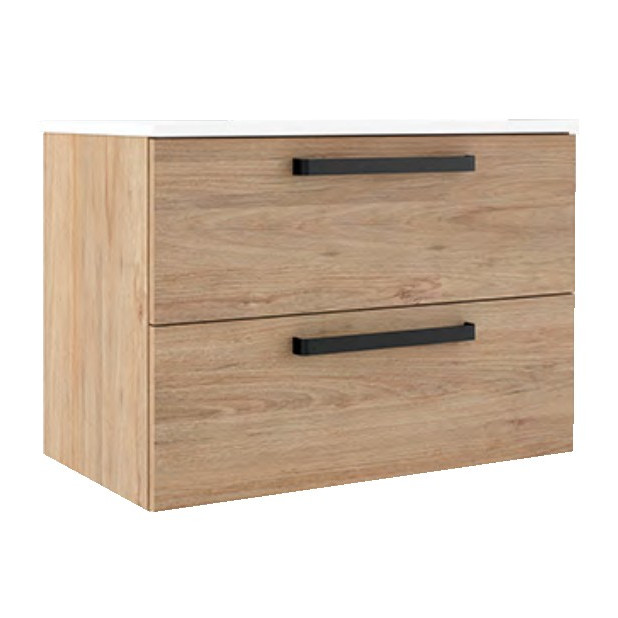 SET BONDI 60 2 CAJONES CANELA TIRADOR NEGRO