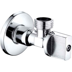 VALVULA ESCUADRA 1/2" 3/8"  KORMAN