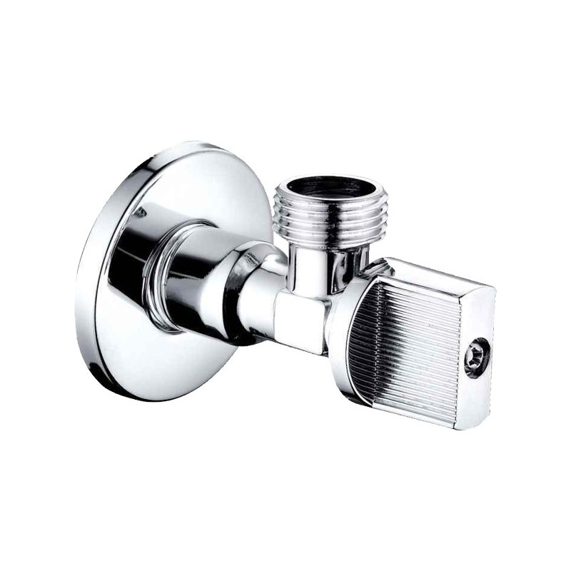 VALVULA ESCUADRA 1/2" 3/8"  KORMAN