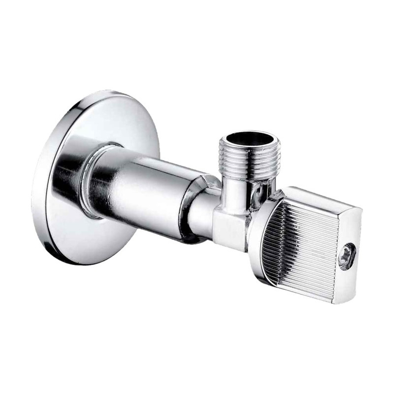 VALVULA ESCUADRA 1/2" 3/8" LARGA KORMAN