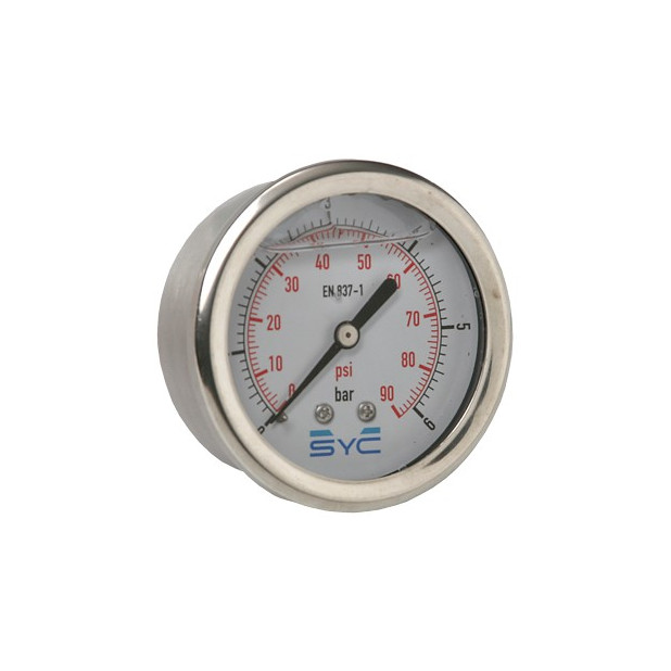 MANOMETRO GLICERINA 63 1/4" 0-10BAR SALIDA LATERAL