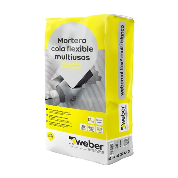 WEBERCOL FLEX2 MULTI 25KG. GRIS
