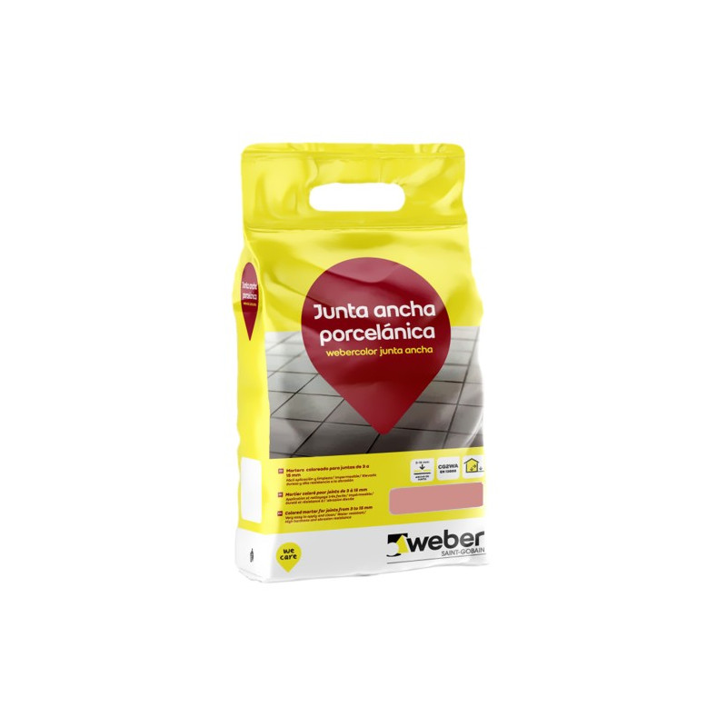 WEBERCOLOR JUNTA ANCHA 5KG. TERRACOTA***descatalogado