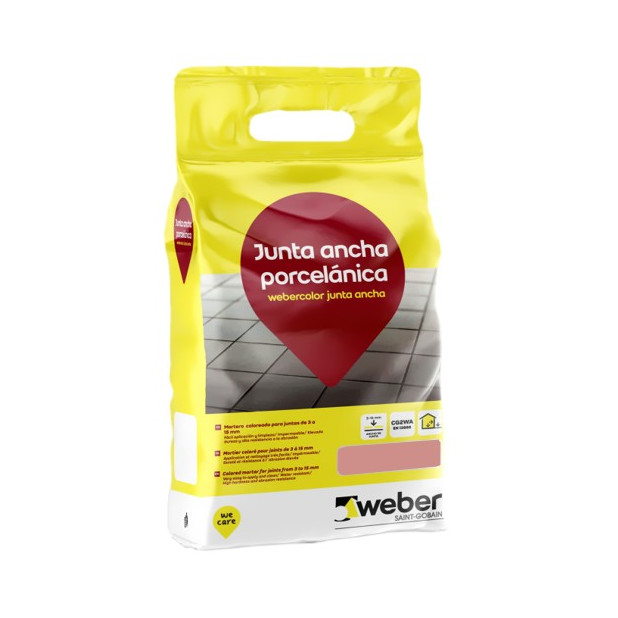 WEBERCOLOR JUNTA ANCHA 5KG. TERRACOTA***descatalogado