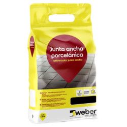 WEBERCOLOR JUNTA ANCHA 5KG. NEGRO***descatalogado