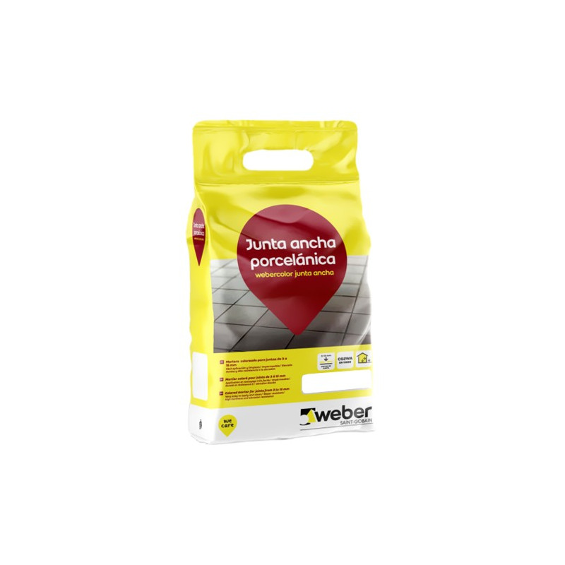 WEBERCOLOR JUNTA ANCHA 5KG. BLANCO***descatalogado
