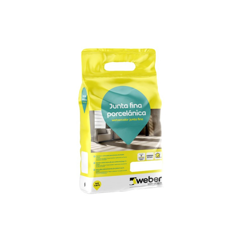 WEBERCOLOR JUNTA FINA 5KG. BLANCO***descatalogado
