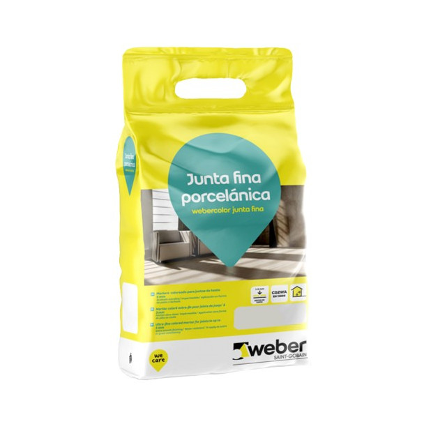 WEBERCOLOR JUNTA FINA 5KG. PERLA***descatalogado