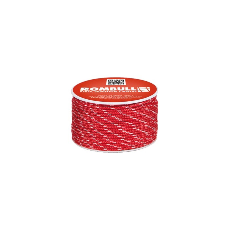 CARRETE CORDON FANTASIA PES 2,5MM/60MTS ROJO