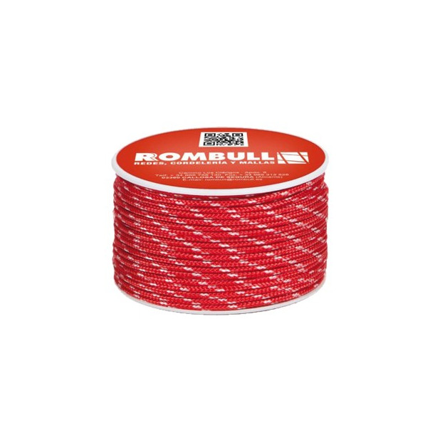 CARRETE CORDON FANTASIA PES 2,5MM/60MTS ROJO
