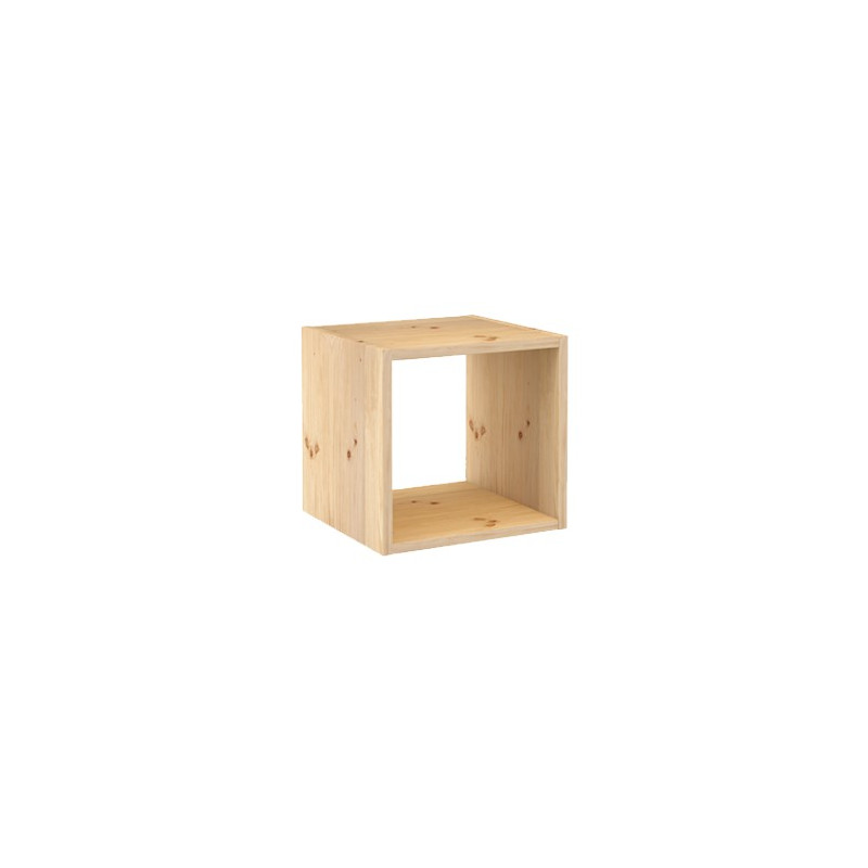 ESTANTERIA 1 CUBO DE PINO DINAMIC S/BARNIZ