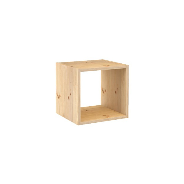 ESTANTERIA 1 CUBO DE PINO DINAMIC S/BARNIZ