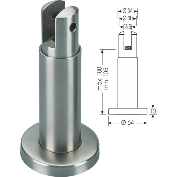 PATA REGULABLE P/CABINAS 570