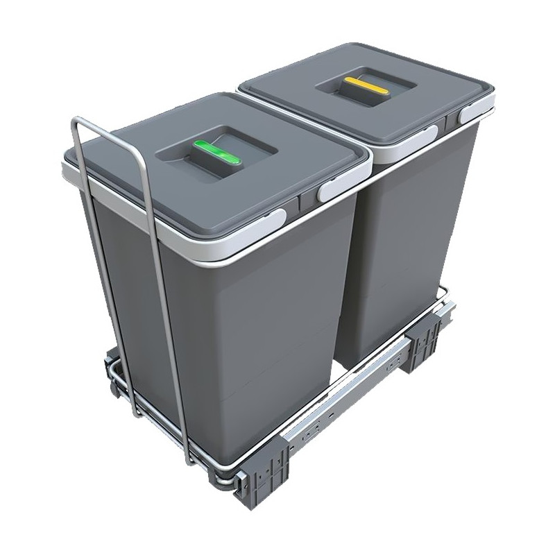 CONTENEDOR RESIDUAL 12+12L MOD.30-ECOFIL