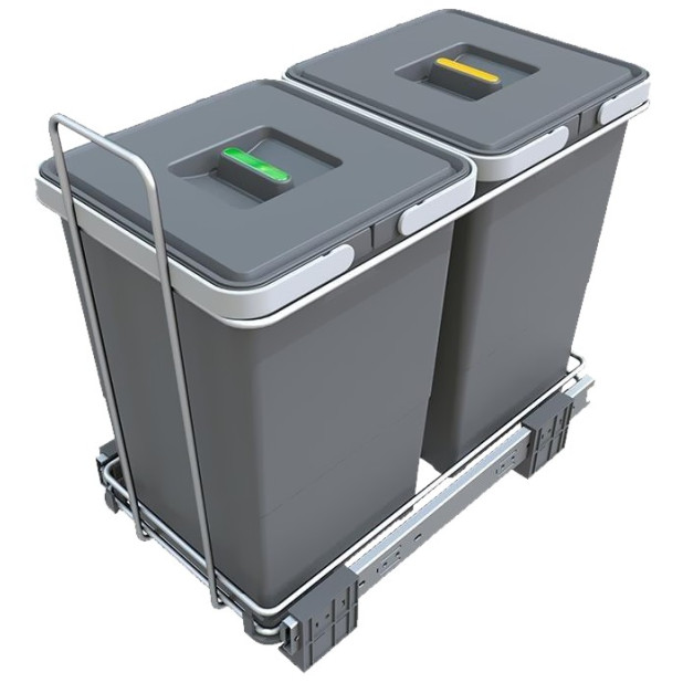 CONTENEDOR RESIDUAL 12+12L MOD.30-ECOFIL
