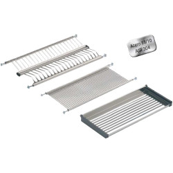 JGO. ESCURREPLATOS ACERO 70 C/BANDEJA