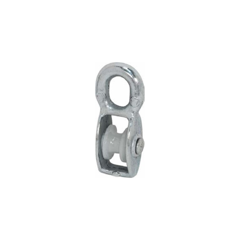 POLEA FIJA C/RUEDA NYLON 25MM